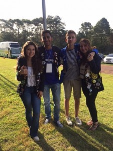 Sam (Outbound to Brazil 2016-17) call this picture, "Friends from different places"